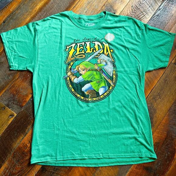 Zelda Link Ocarina of Time Green Sz XL NWT - Picture 1 of 5